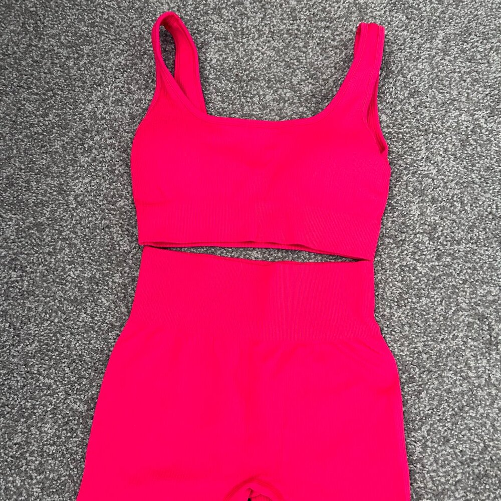 Red Women's Activewear Set Size Small